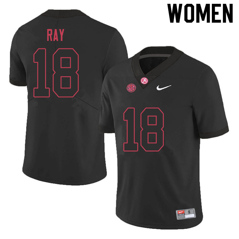 Women #18 LaBryan Ray Alabama Crimson Tide College Football Jerseys Sale-Black